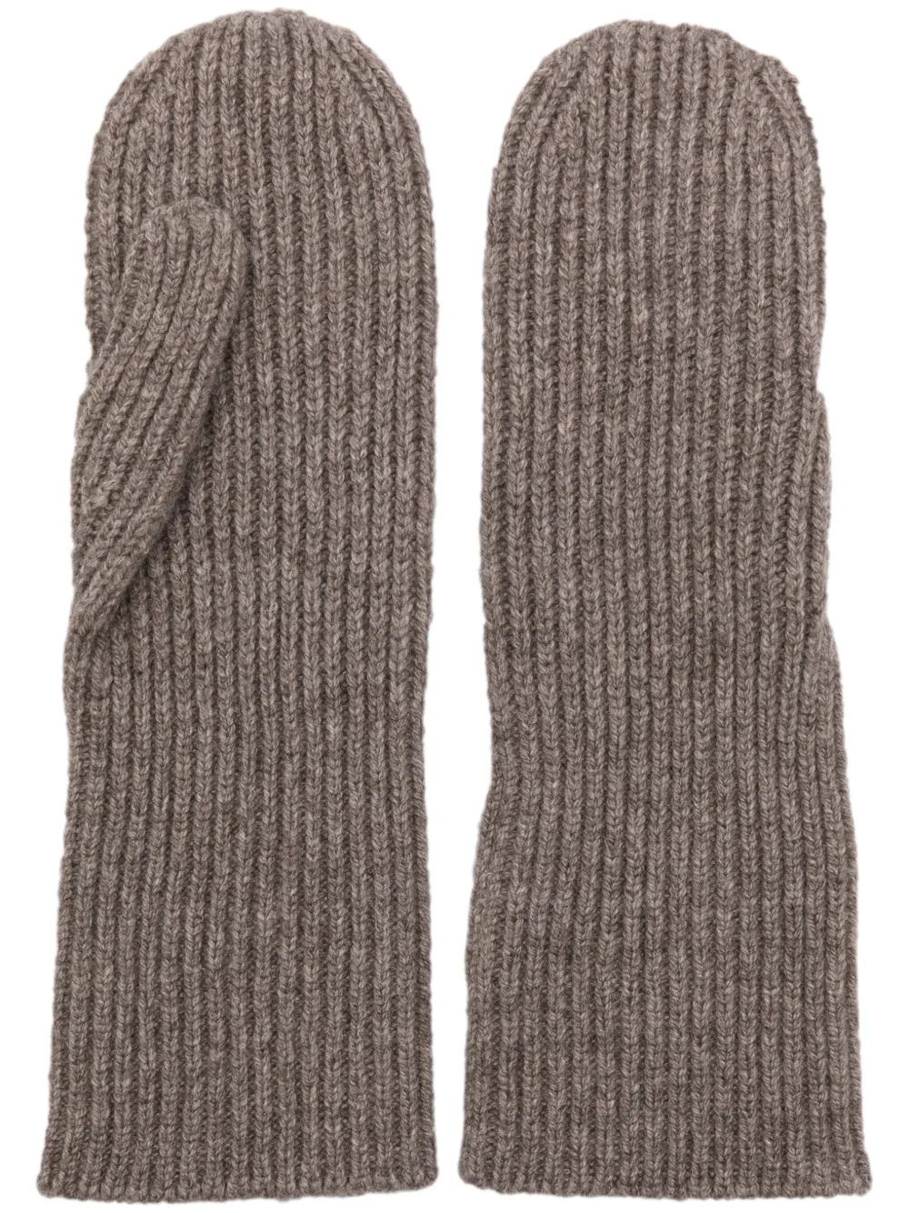 By Malene Birger Gebreide handschoenen Beige