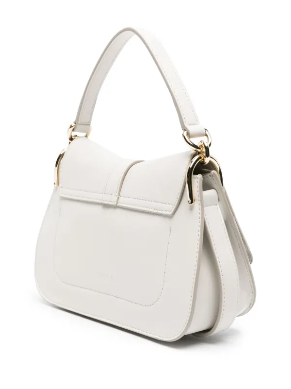 Furla Flow レザーハンドバッグ M | ホワイト | FARFETCH JP