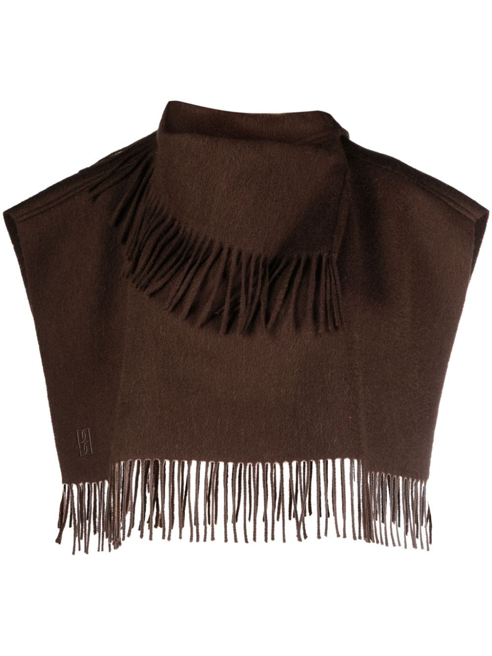 By Malene Birger Turtla Fringed Wool Cape - $177

fun cape to add to any tee, sweater, or coat for warmth