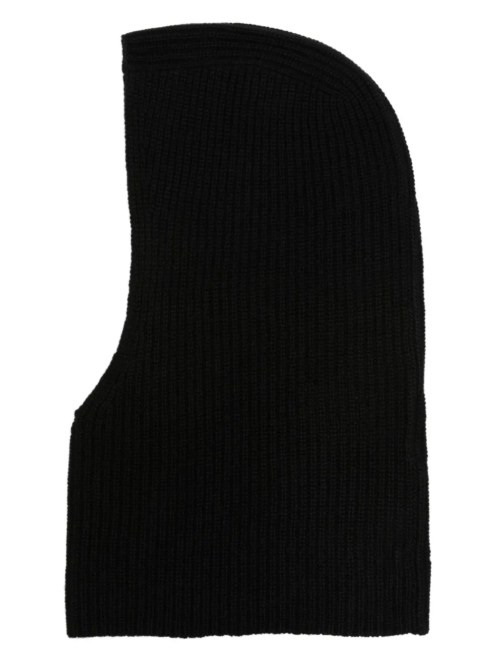 By Malene Birger Knitted Wool-blend Balaclava In Black