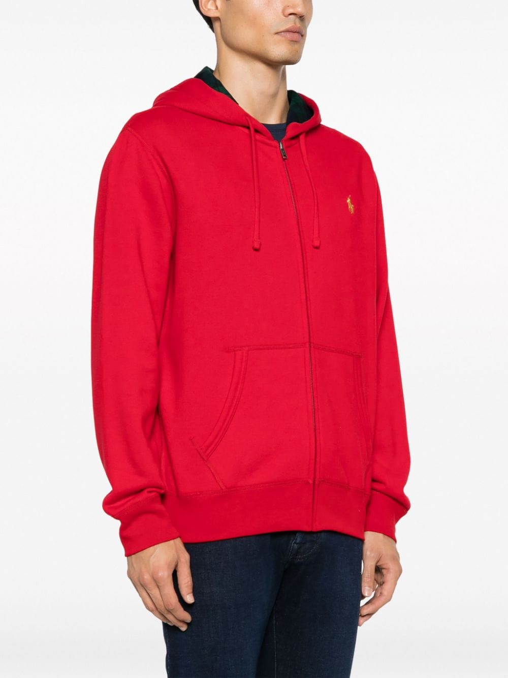 Shop Polo Ralph Lauren Polo Pony Cotton Hoodie In Red