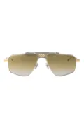 T Henri Eyewear geometric-frame sunglasses - Silver