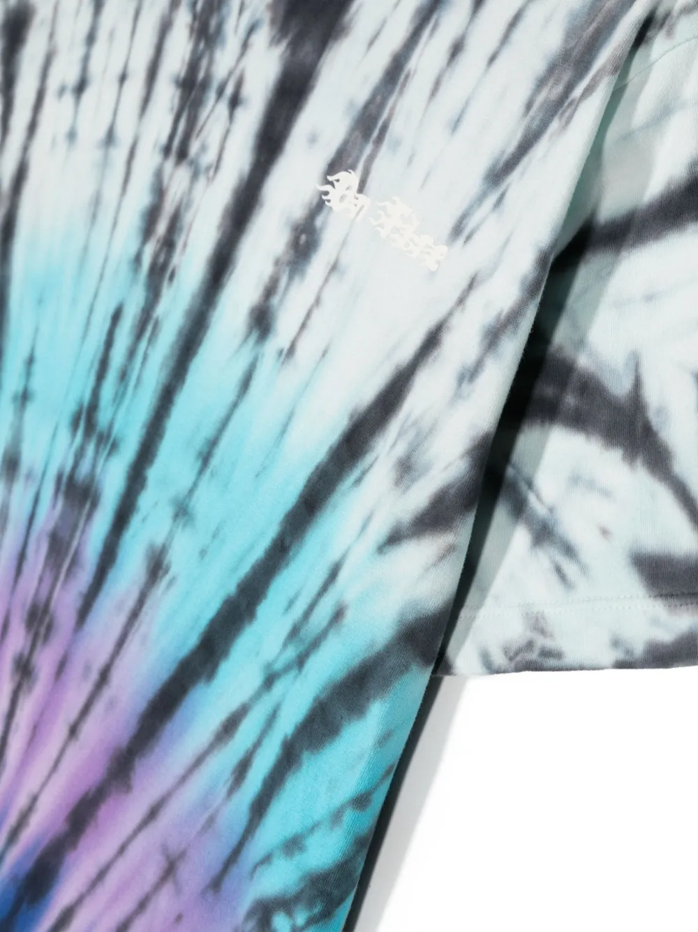 Molo Sweater met tie-dye print Blauw