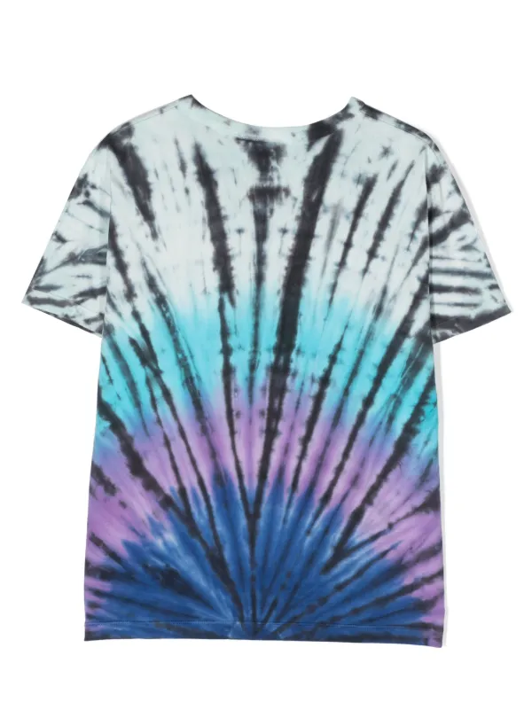 Molo Riley tie-dye Organic Cotton T-shirt Blue FARFETCH TR