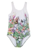 Molo Nika graphic-print swimsuit - White