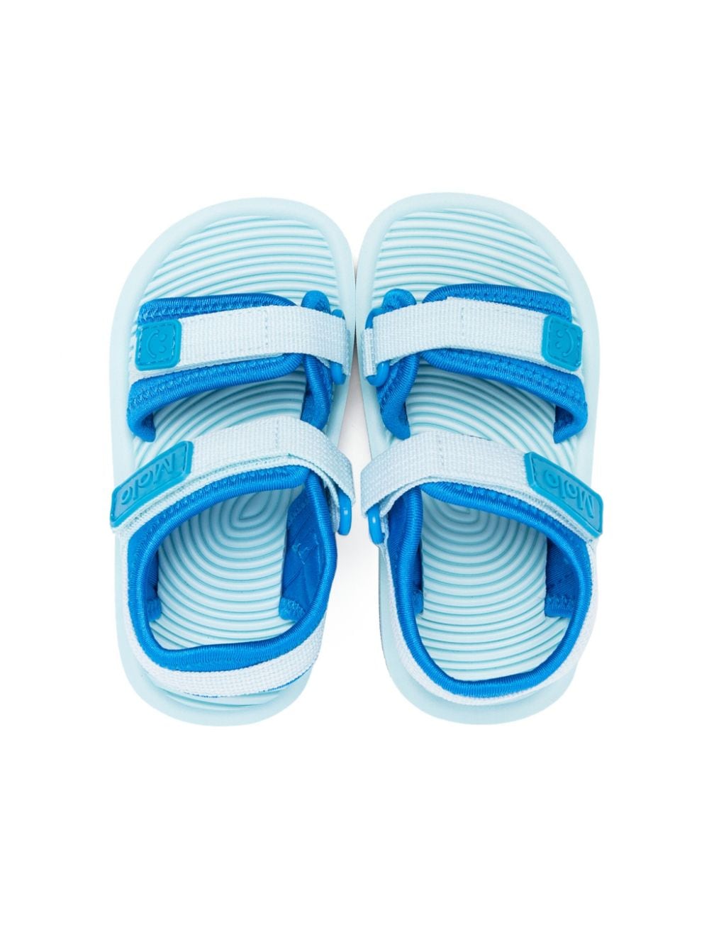 Shop Molo Zola Touch-strap Sandals In Blue