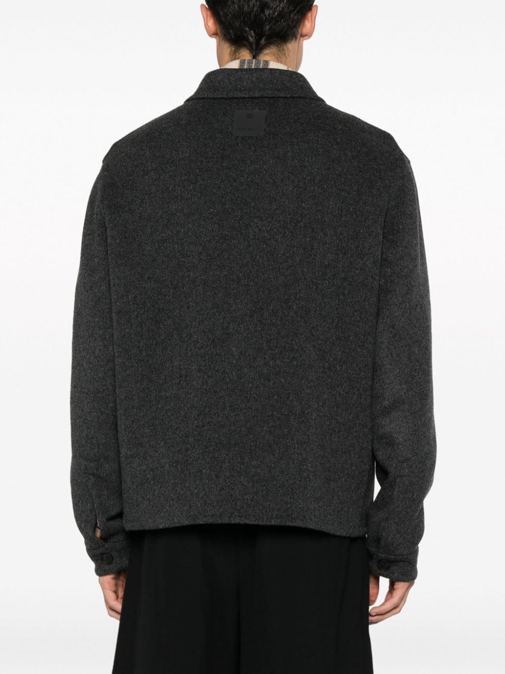 Shop Givenchy Wool-blend Jacket In 灰色