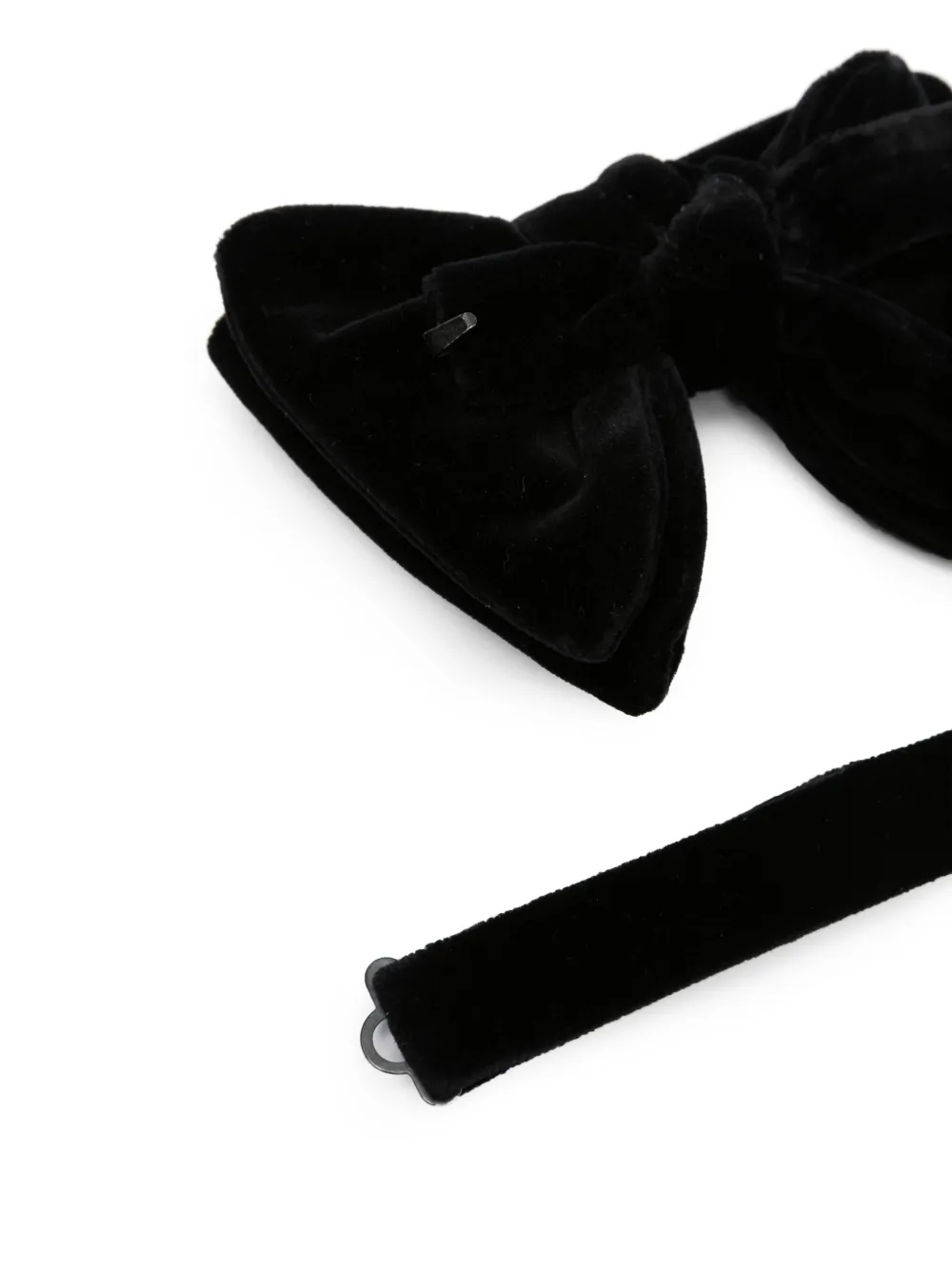 TOM FORD Fluwelen vlinderdas Zwart