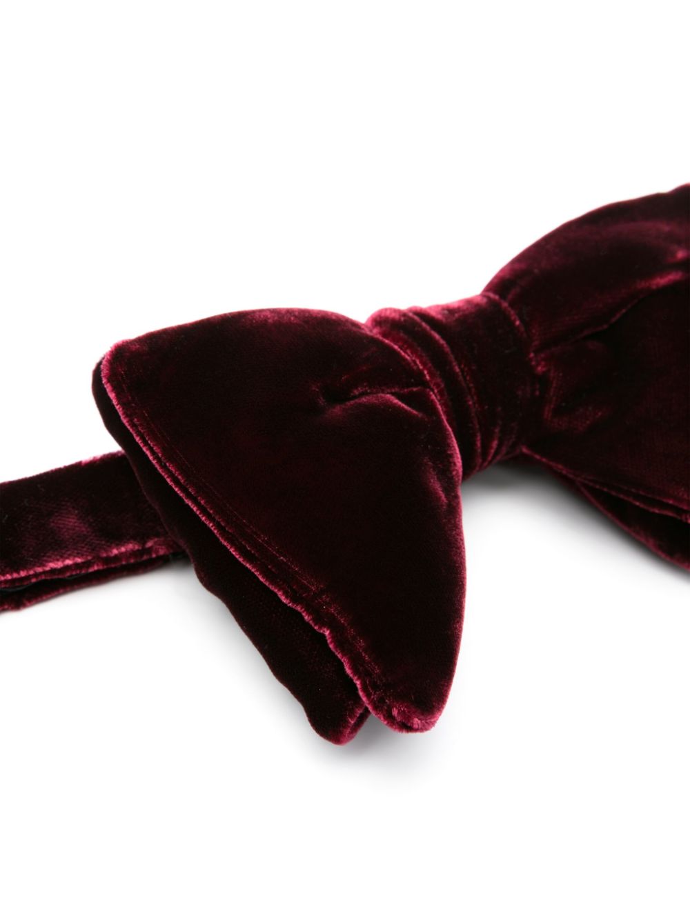 TOM FORD butterfly velvet bow tie - Rood