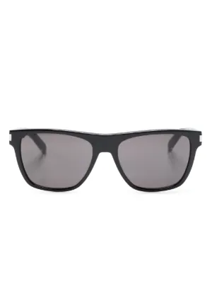 Off-White Eyewear ロゴプレート サングラス | ブラック | FARFETCH JP