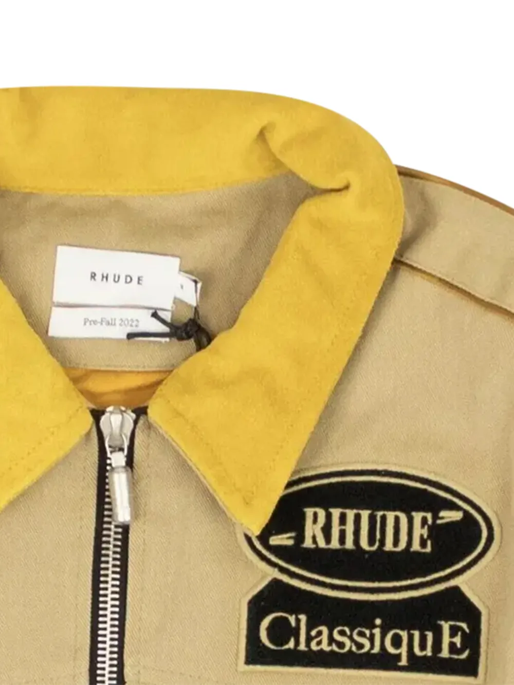 RHUDE Geweven jack Beige