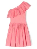 Molo Chloey ruffled-trim one-shoulder dress - Pink