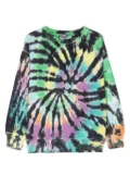 Molo Memphis tie-dye organic cotton sweatshirt - Blue