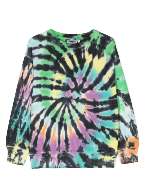 Molo Memphis tie-dye organic cotton sweatshirt