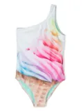 Molo Nai ice-cream-print swimsuit - Green