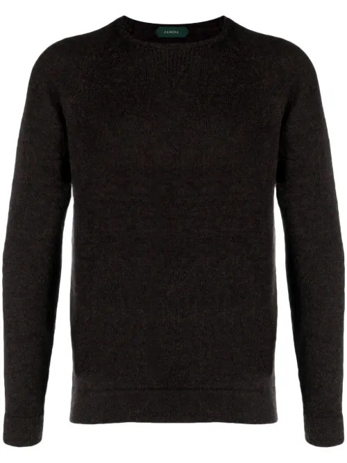 Pull en maille fine à manches raglan - Zanone - Modalova