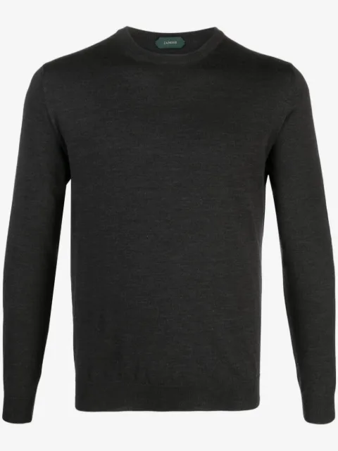 Zanone fine-knit crew-neck jumper
