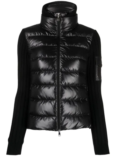 Moncler logo-patch puffer jacket