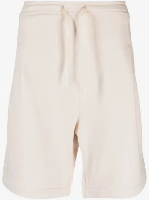 A Paper Kid logo-patch cotton track shorts