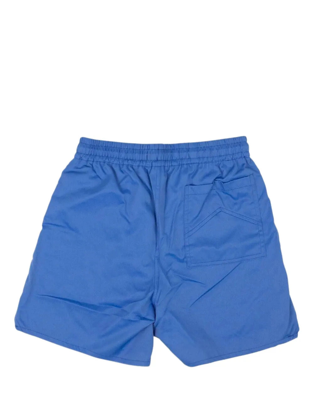 RHUDE Zwembroek met logoprint - Blauw