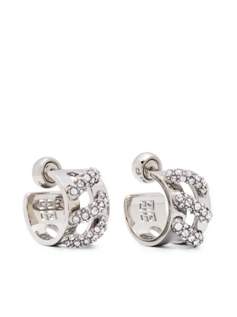 Givenchy Stitch crystal-embellished earrings