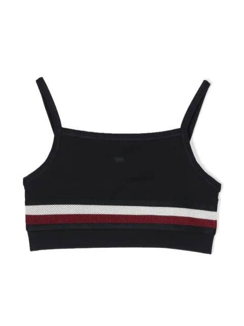 Tommy Hilfiger Junior striped sleeveless crop top