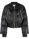 Michael Michael Kors logo-patch padded jacket - Black