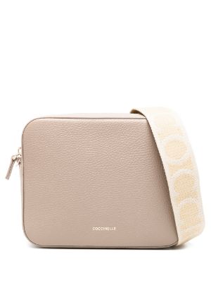 Coccinelle ostrich-effect Leather Crossbody Bag - Farfetch