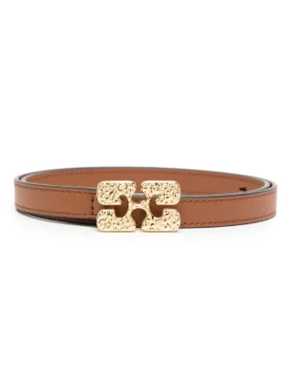 GANNI logo-buckle Leather Belt - Farfetch