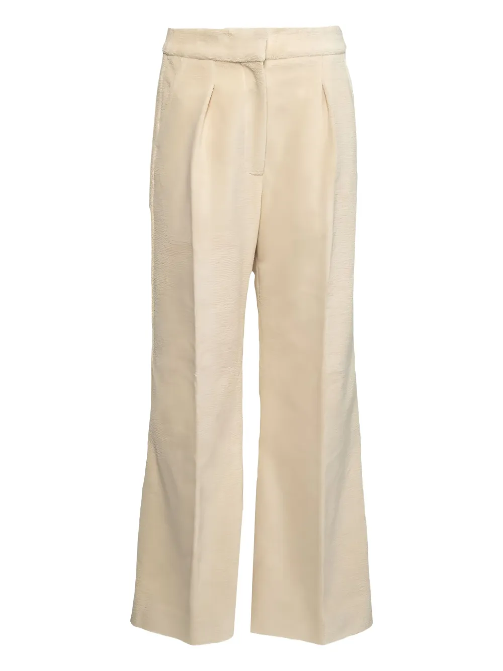 KHAITE pleated-front trousers | Neutrals | Image 1