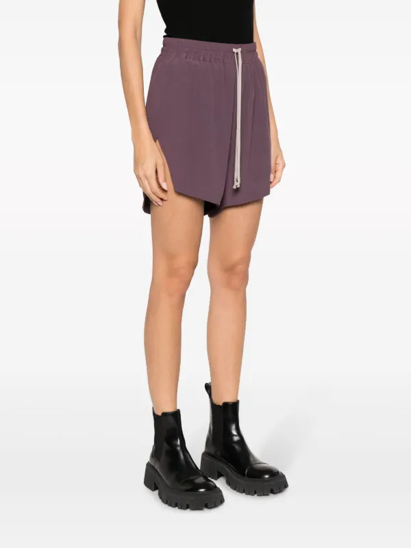 Rick Owens Boxers drawstring-waistband Shorts | Purple