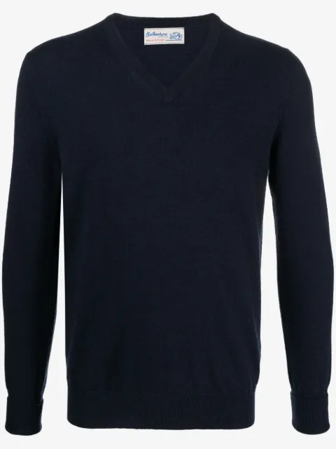 Ballantyne V-neck cashmere jumper