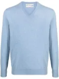 Ballantyne V-neck cashmere jumper - Blue