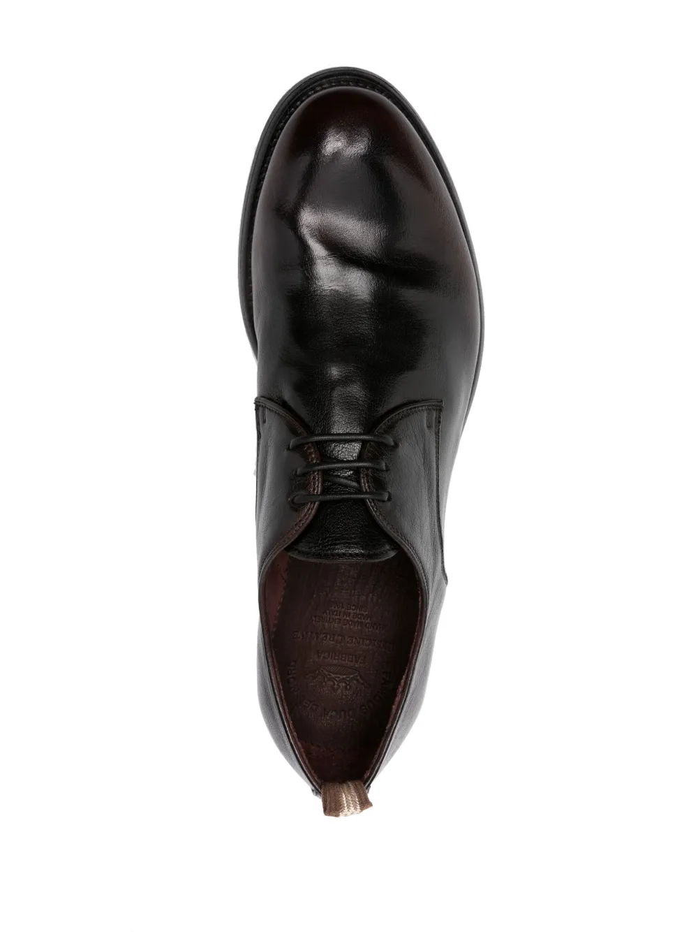 Officine Creative Hive 008 leren Derby schoenen Bruin