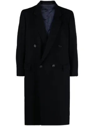 Yohji Yamamoto フーデッドトレンチコート | ブラック | FARFETCH JP