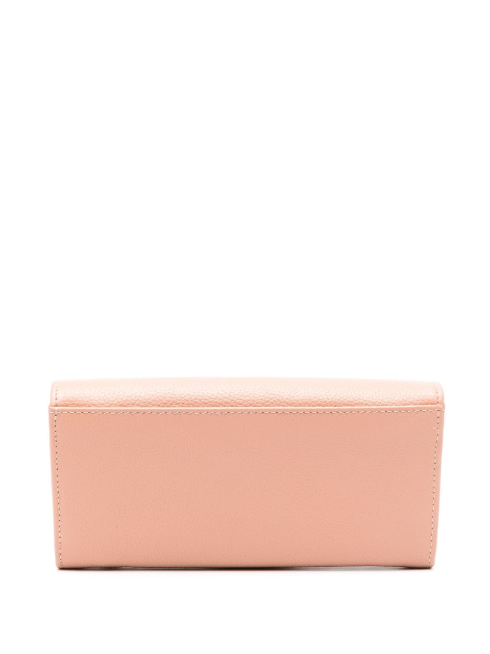 See by Chloé logo-engraved leather wallet - Roze