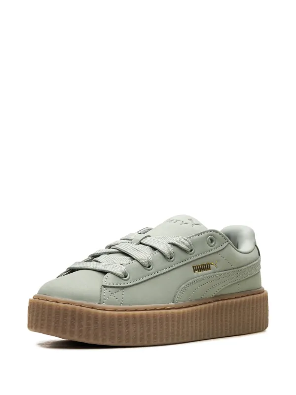 PUMA x Fenty Creeper Phatty Nubuck Sneakers | Green | FARFETCH ZA