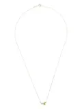 Aliita 9K yellow gold Tu Y Yo peridot and aquamarine necklace