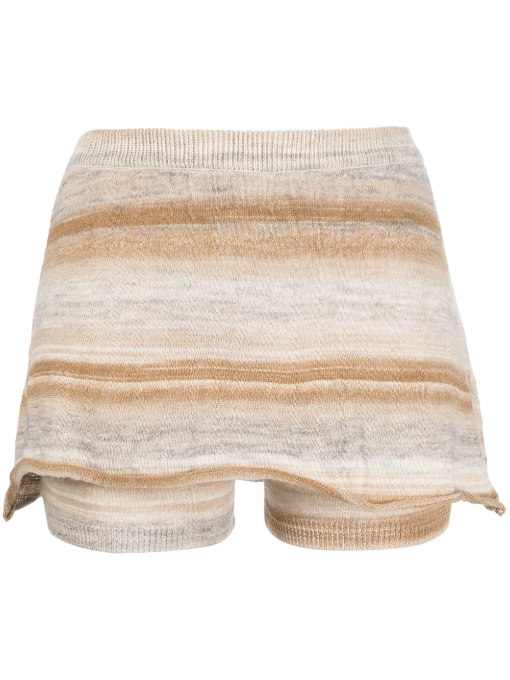 Gimaguas Cezza mélange-knit miniskirt
