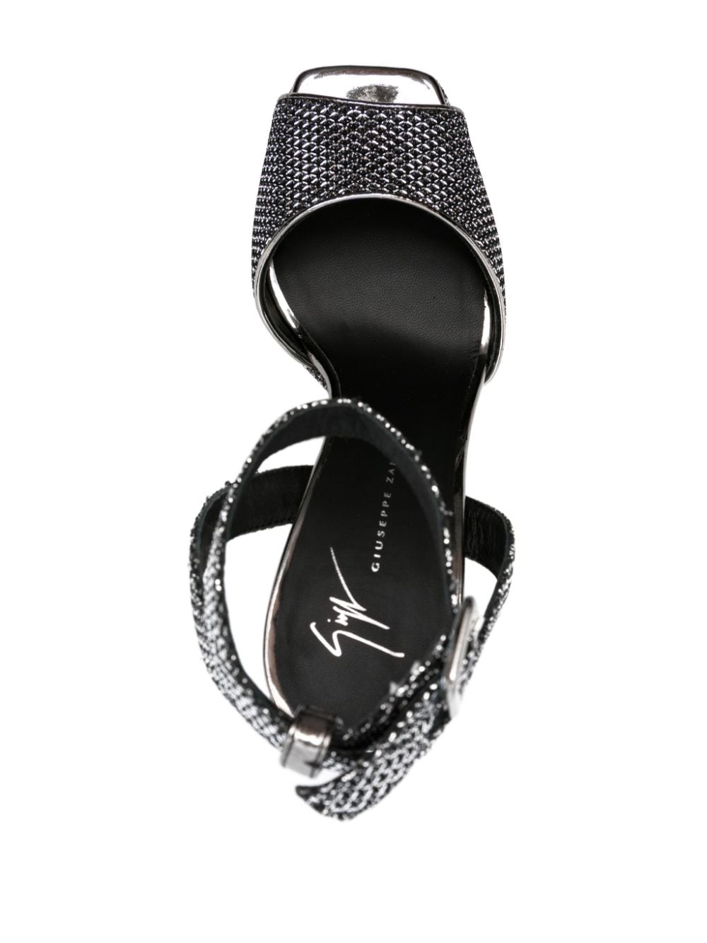 Shop Giuseppe Zanotti New Betty 130mm Platform Sandals In Silver