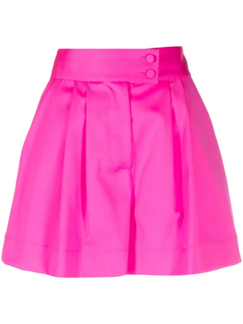 STYLAND pressed-crease wool-blend shorts