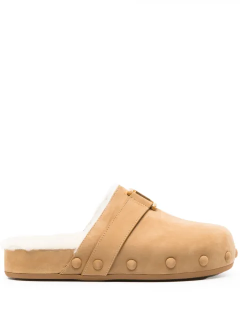 Chloé Marcie shearling clog