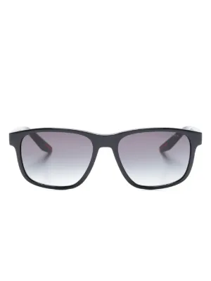 Prada Eyewear バイカラー サングラス | ブラック | FARFETCH JP