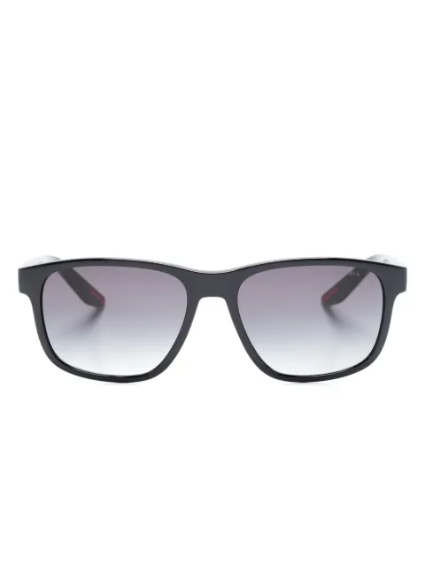 Prada Eyewear Linea Rossa-logo square sunglasses