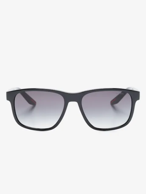 Prada Eyewear Linea Rossa-logo square sunglasses