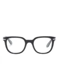 Persol logo-print square-frame glasses - Black