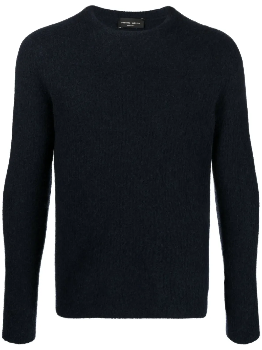 Roberto Collina Trui met ronde hals Blauw