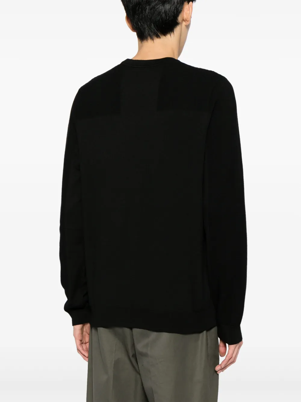 BOSS Trui met logoprint Zwart