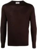 Ballantyne crew-neck wool jumper - Brown
