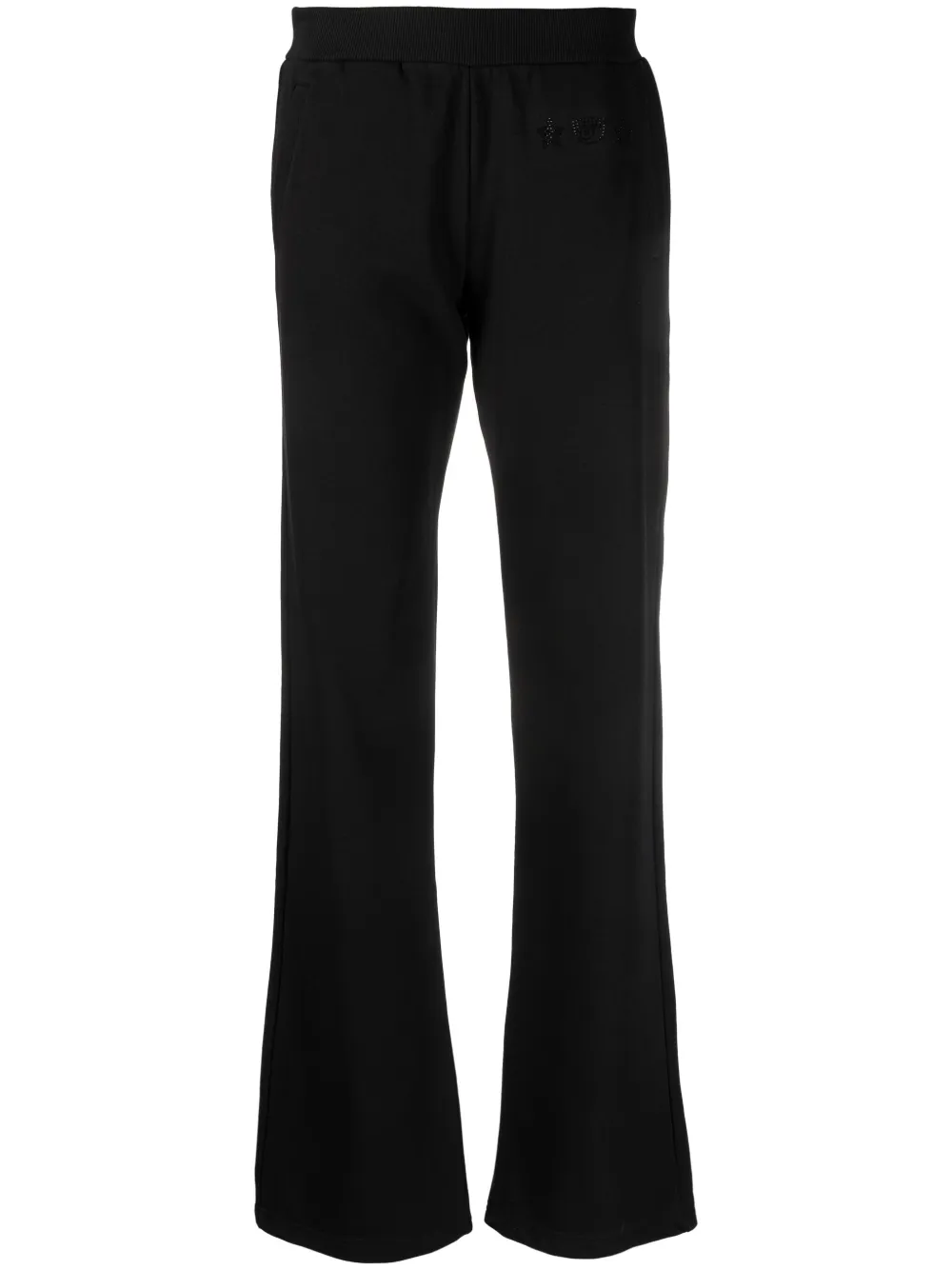 Chiara Ferragni sequin-logo track pants - Nero